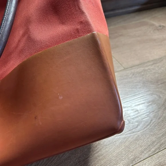 Lands End Waterproof Canvas Tote Bag - Picture 8 of 9